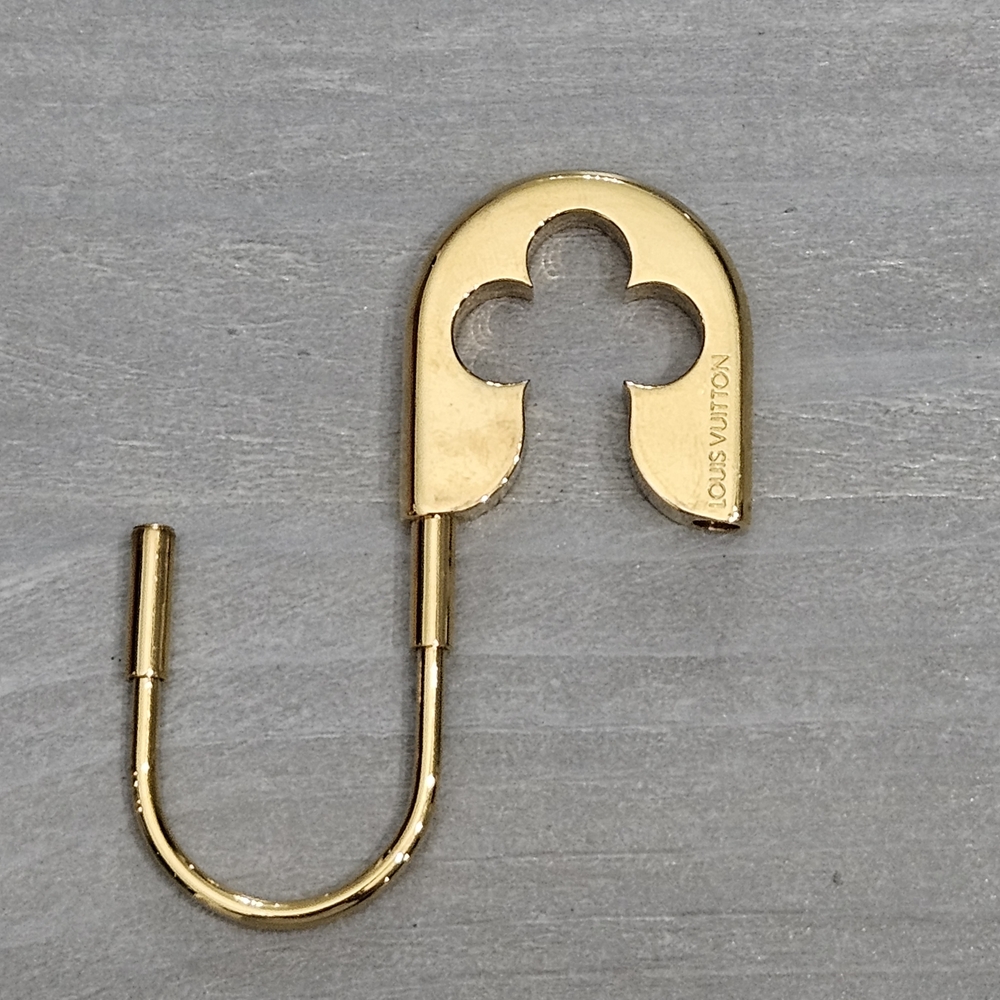 Louis Vuitton Gold Key Ring Holder Bag Charm